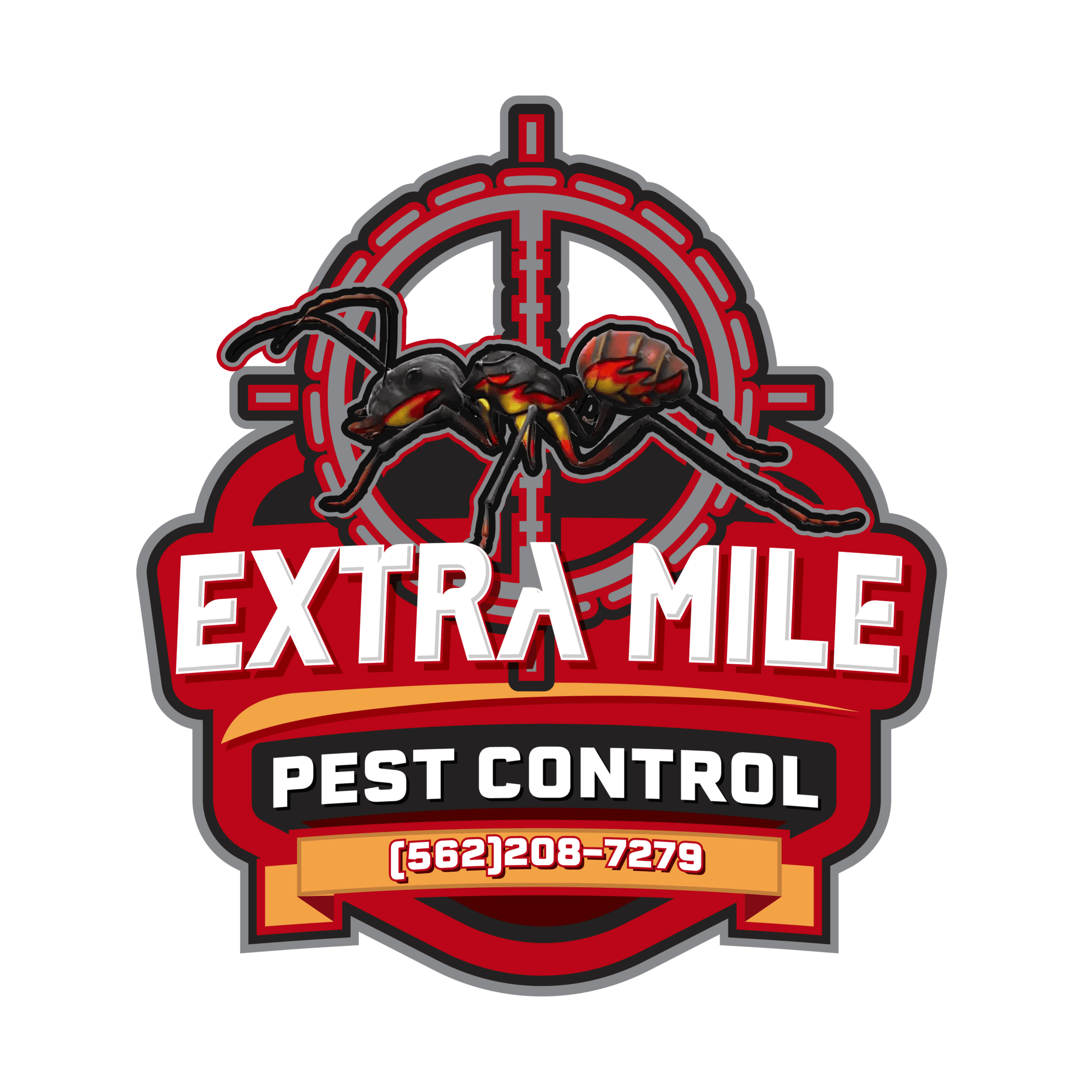 Logo of Extra Mile Pest Control.